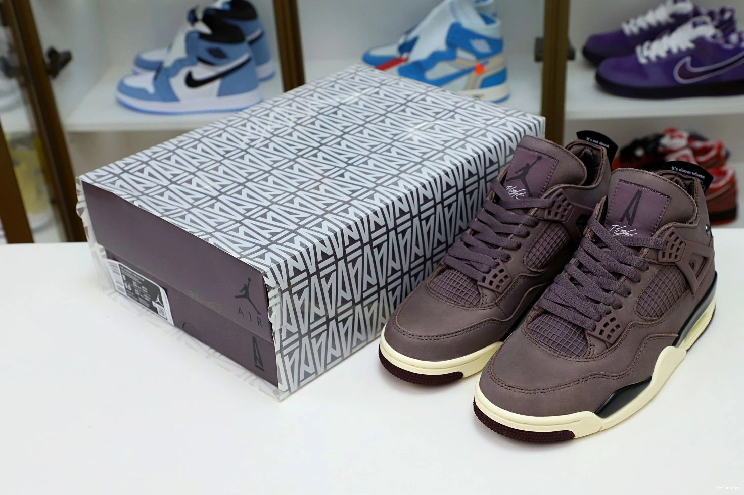 1st Kicks Shoes Kimikick AIR JORDAN 1974 Trendy 4 AM 1117